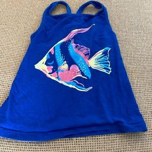 Adorable 4t girls Gymboree fish tank top 🐠